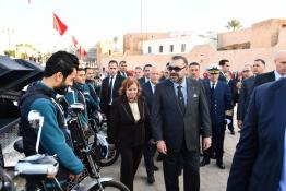 Image du Maroc Professionnelle de  Sa Majesté le Roi Mohammed VI visite plusieurs projets dans le cadre du programme de le réhabilitation de l'ancienne médina de Rabat, le 14 Janvier 2019 (Photo/ SPPR) via Jalilbounhar.com 